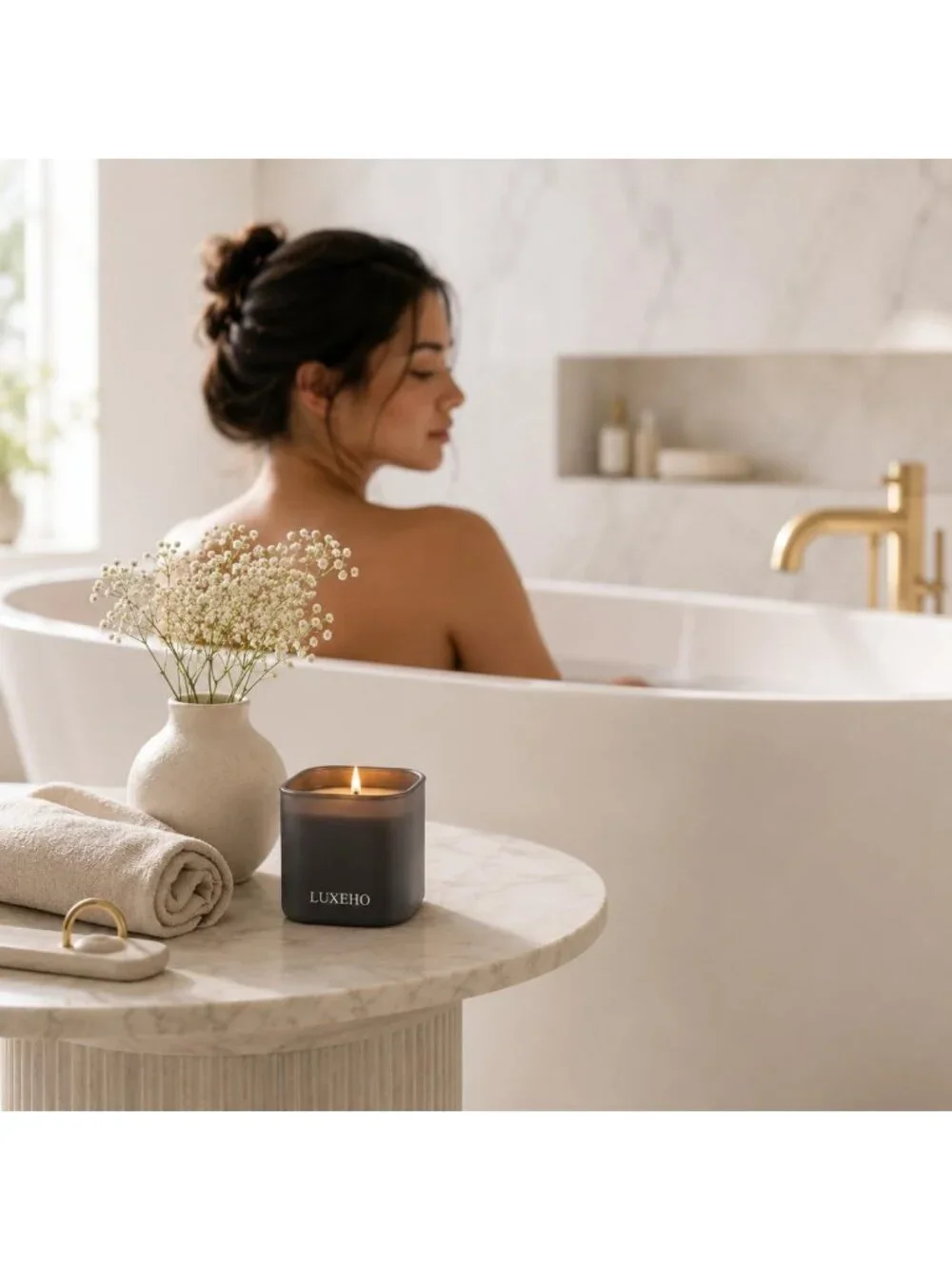 Elegant 3-Pack Luxury Scented Soy Candles | Giftable Home Decor | 75h Burn Time